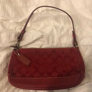 Red Coach Purse